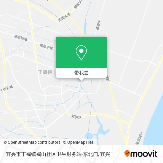 宜兴市丁蜀镇蜀山社区卫生服务站-东北门地图
