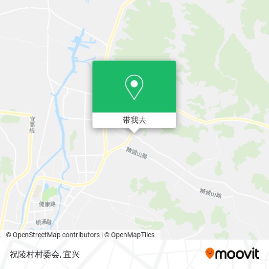 祝陵村村委会地图