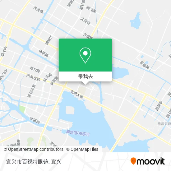 宜兴市百视特眼镜地图