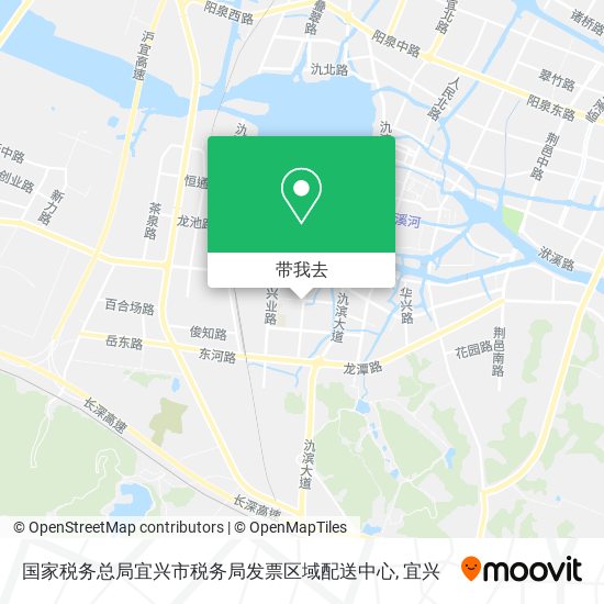 国家税务总局宜兴市税务局发票区域配送中心地图
