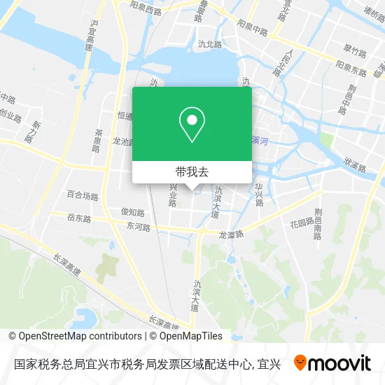 国家税务总局宜兴市税务局发票区域配送中心地图