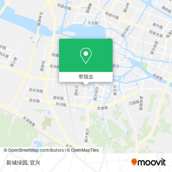 新城绿园地图