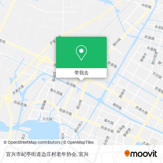 宜兴市屺亭街道边庄村老年协会地图