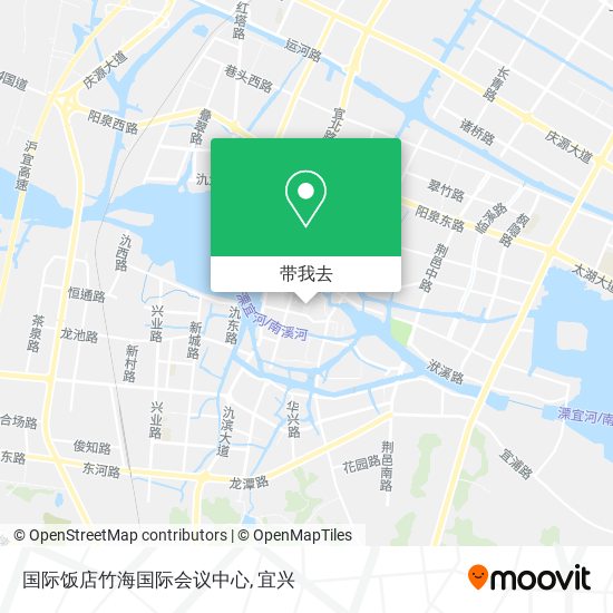 国际饭店竹海国际会议中心地图