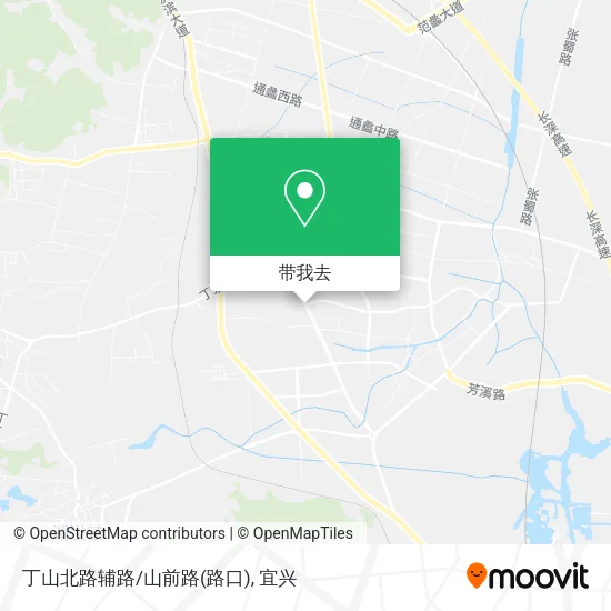 丁山北路辅路/山前路(路口)地图