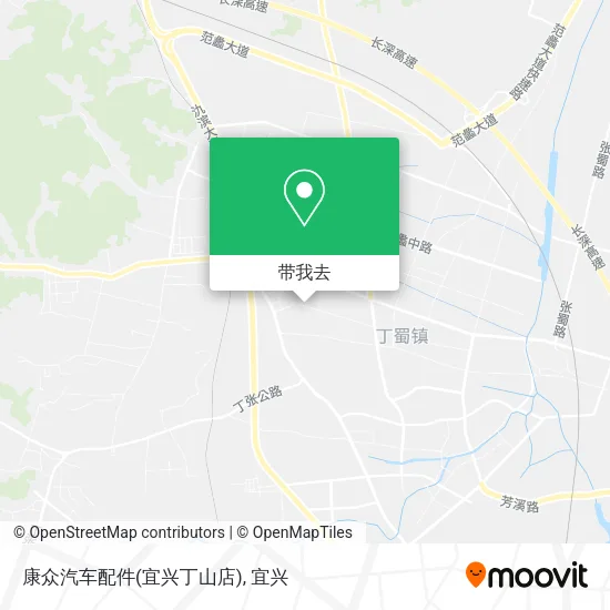 康众汽车配件(宜兴丁山店)地图