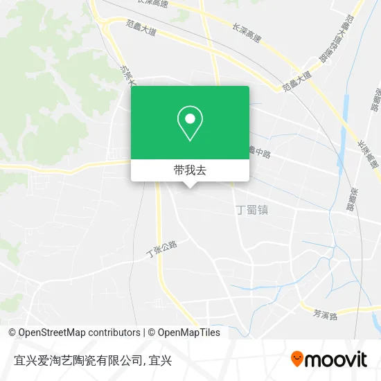 宜兴爱淘艺陶瓷有限公司地图