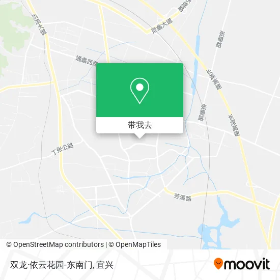 双龙·依云花园-东南门地图