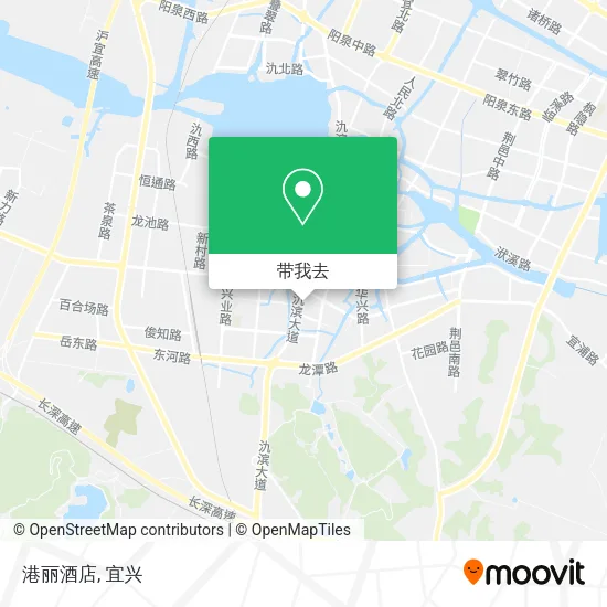 港丽酒店地图