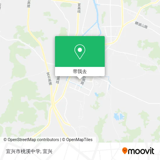 宜兴市桃溪中学地图