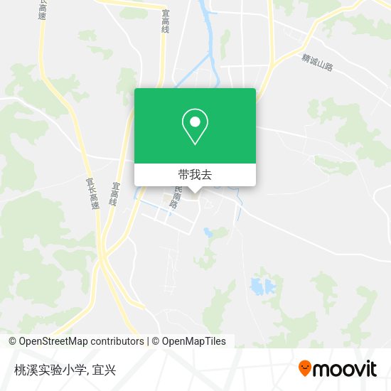 桃溪实验小学地图