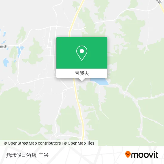 鼎球假日酒店地图