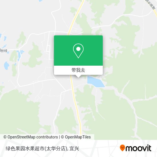 绿色果园水果超市(太华分店)地图