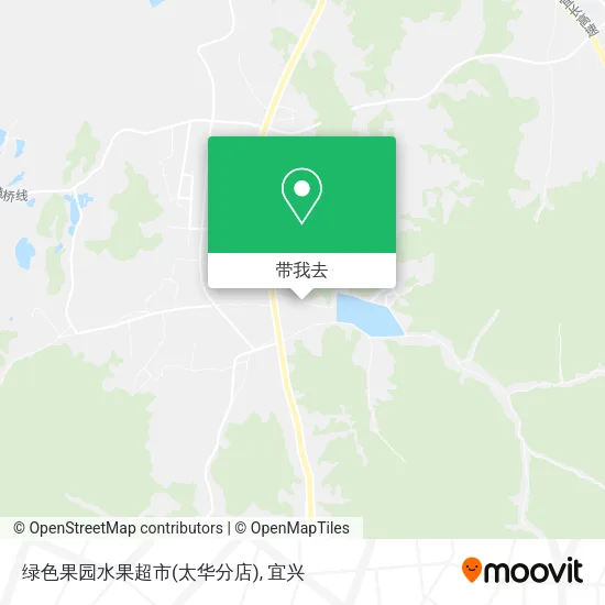绿色果园水果超市(太华分店)地图
