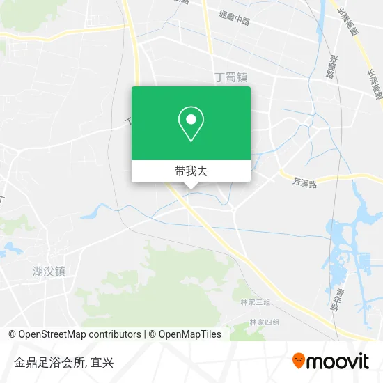 金鼎足浴会所地图