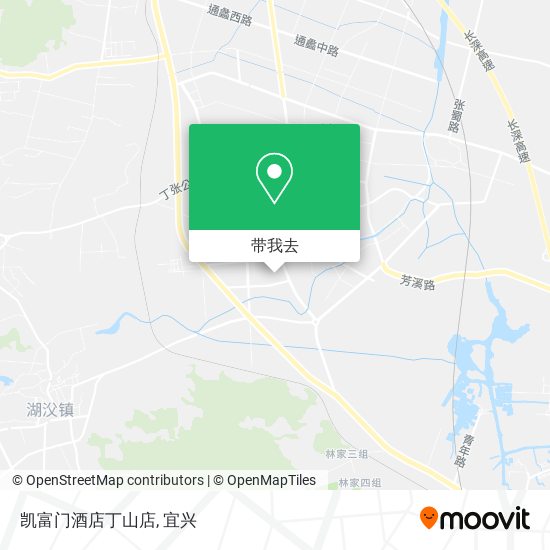 凯富门酒店丁山店地图