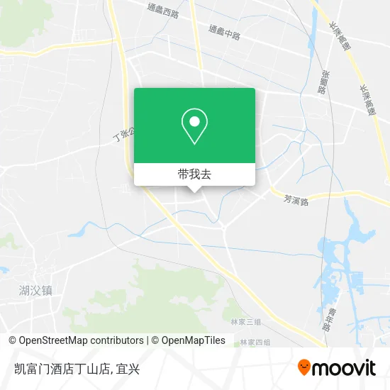 凯富门酒店丁山店地图