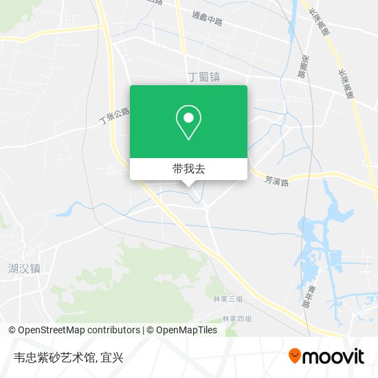 韦忠紫砂艺术馆地图