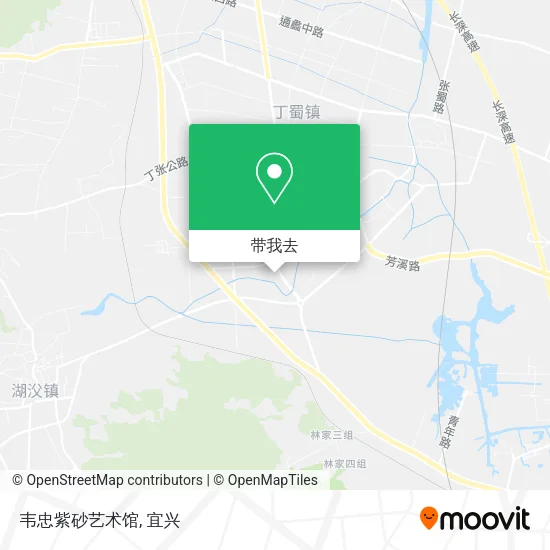 韦忠紫砂艺术馆地图