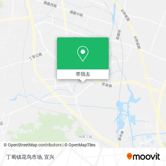 丁蜀镇花鸟市场地图