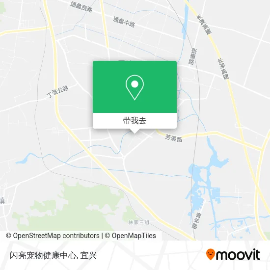 闪亮宠物健康中心地图