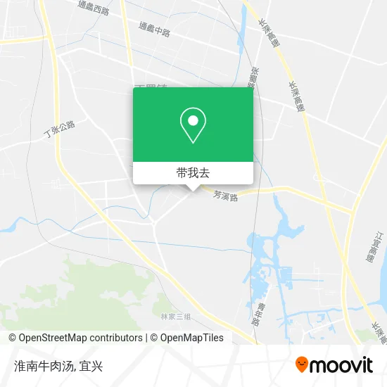 淮南牛肉汤地图