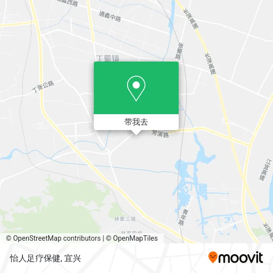 怡人足疗保健地图