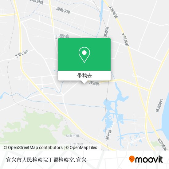 宜兴市人民检察院丁蜀检察室地图