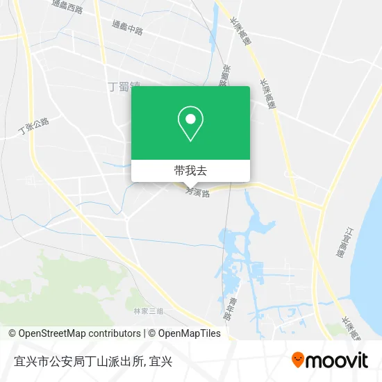 宜兴市公安局丁山派出所地图