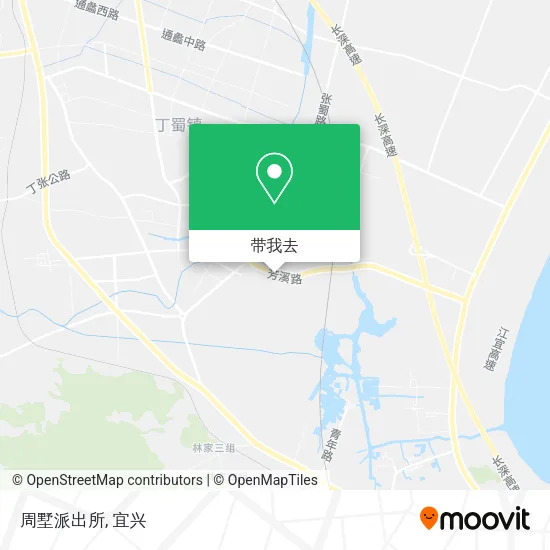 周墅派出所地图