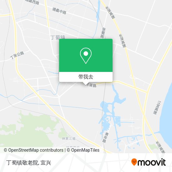 丁蜀镇敬老院地图