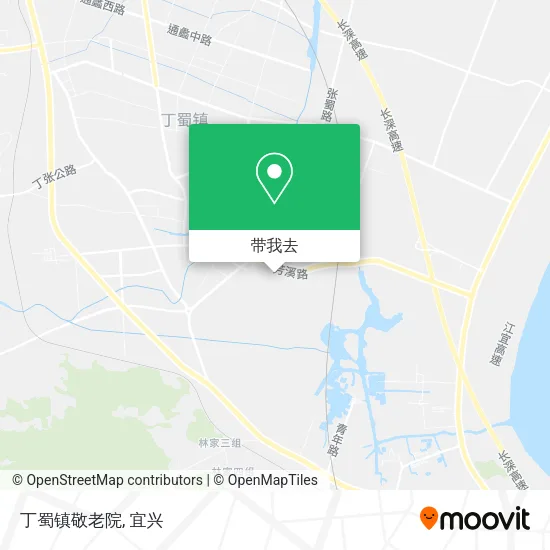 丁蜀镇敬老院地图