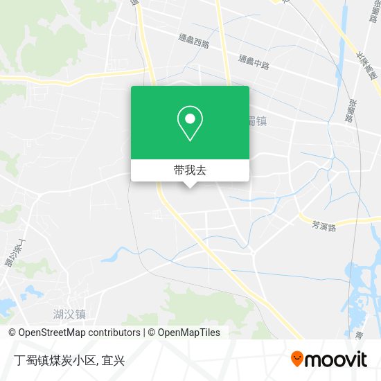 丁蜀镇煤炭小区地图
