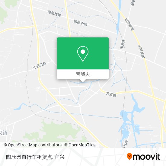陶欣园自行车租赁点地图