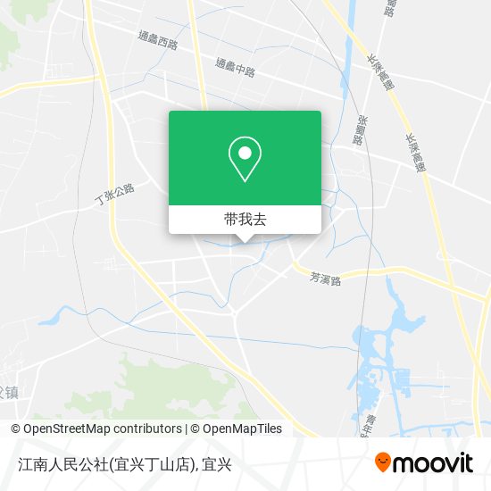 江南人民公社(宜兴丁山店)地图