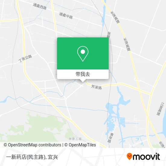 一新药店(民主路)地图