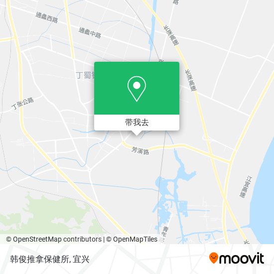 韩俊推拿保健所地图
