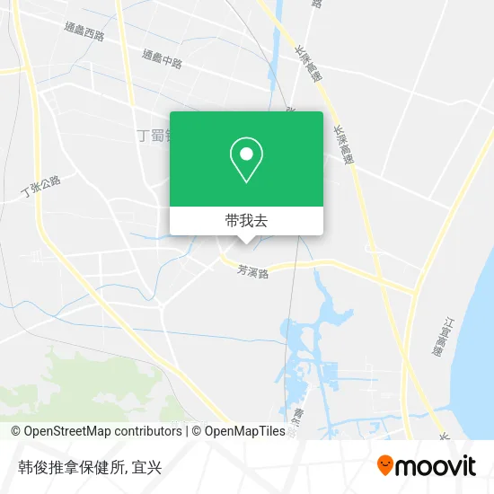 韩俊推拿保健所地图
