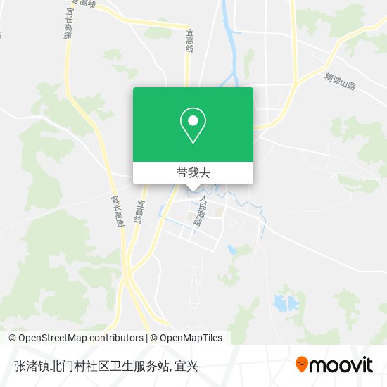 张渚镇北门村社区卫生服务站地图