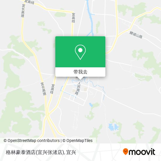格林豪泰酒店(宜兴张渚店)地图