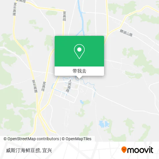 威斯汀海鲜豆捞地图