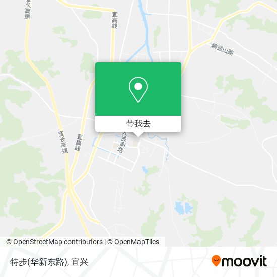 特步(华新东路)地图