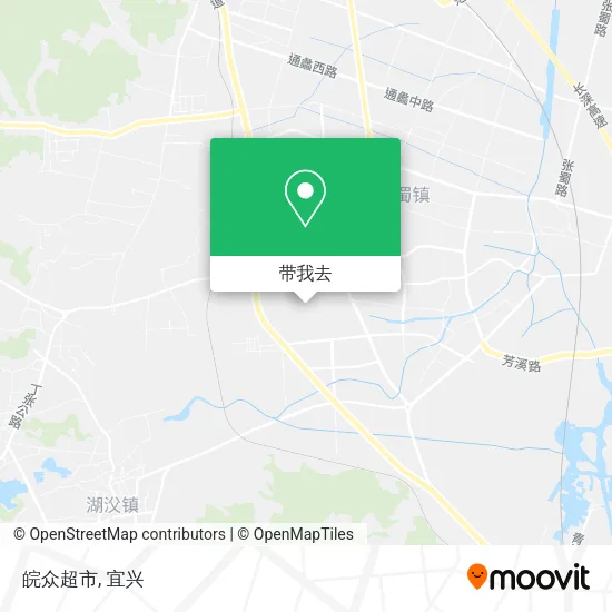 皖众超市地图