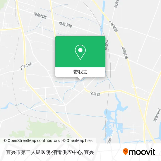 宜兴市第二人民医院-消毒供应中心地图
