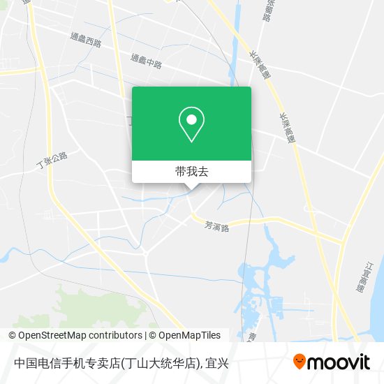 中国电信手机专卖店(丁山大统华店)地图