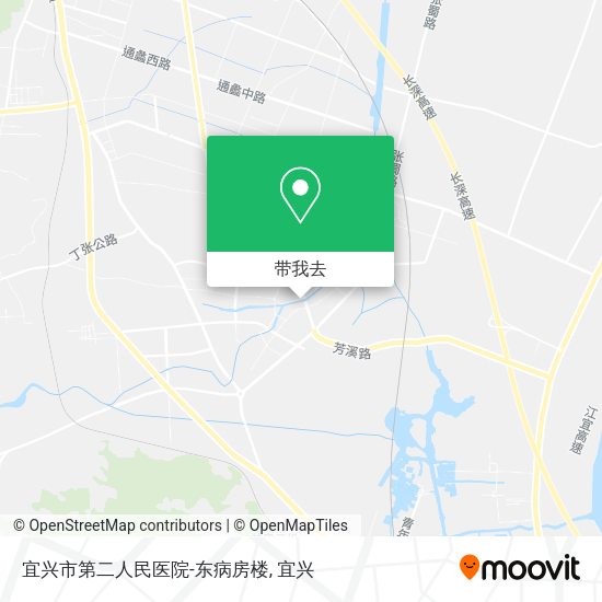 宜兴市第二人民医院-东病房楼地图
