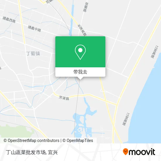 丁山蔬菜批发市场地图