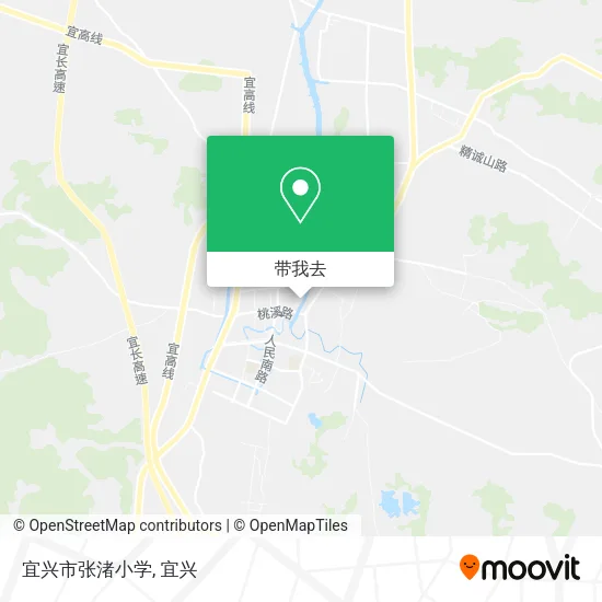 宜兴市张渚小学地图