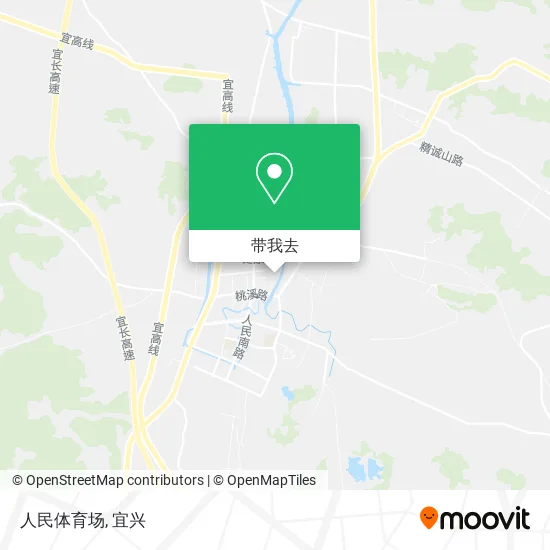 人民体育场地图