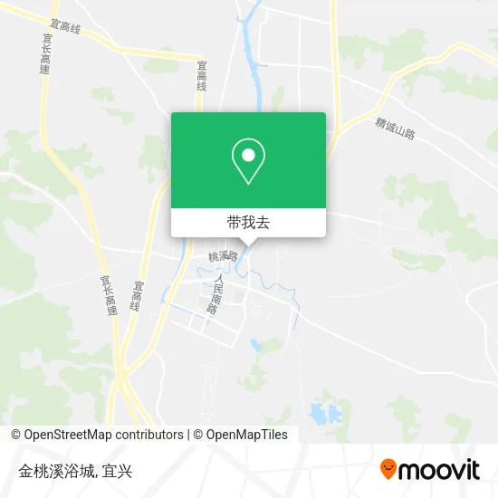 金桃溪浴城地图